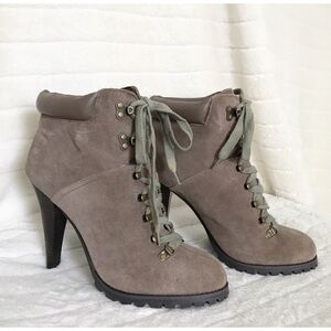 JESSICA SIMPSON Jp-Baxterr Lace-up Booties Mshrm